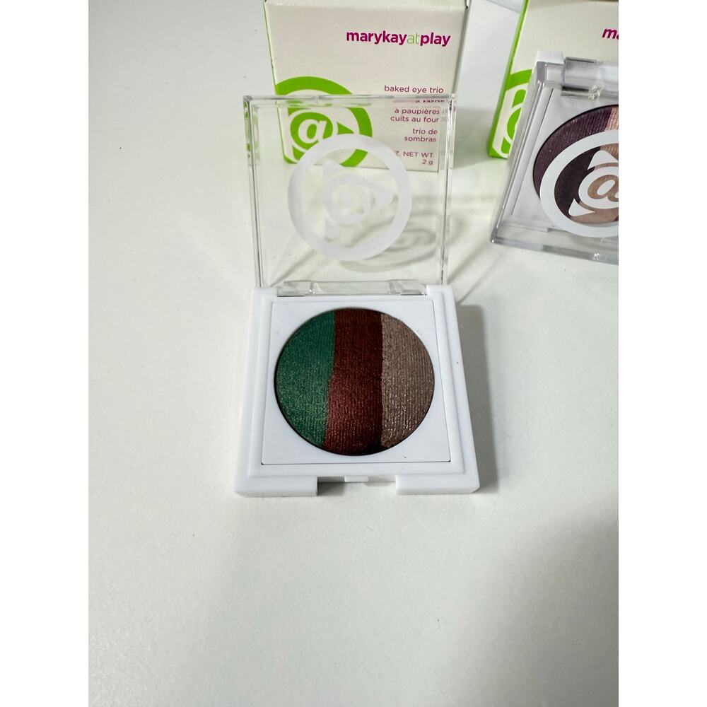NIB Mary Kay at Play Baked Eye Trio Ocean View Earth Bound On the Horizon - Picture 2 of 8